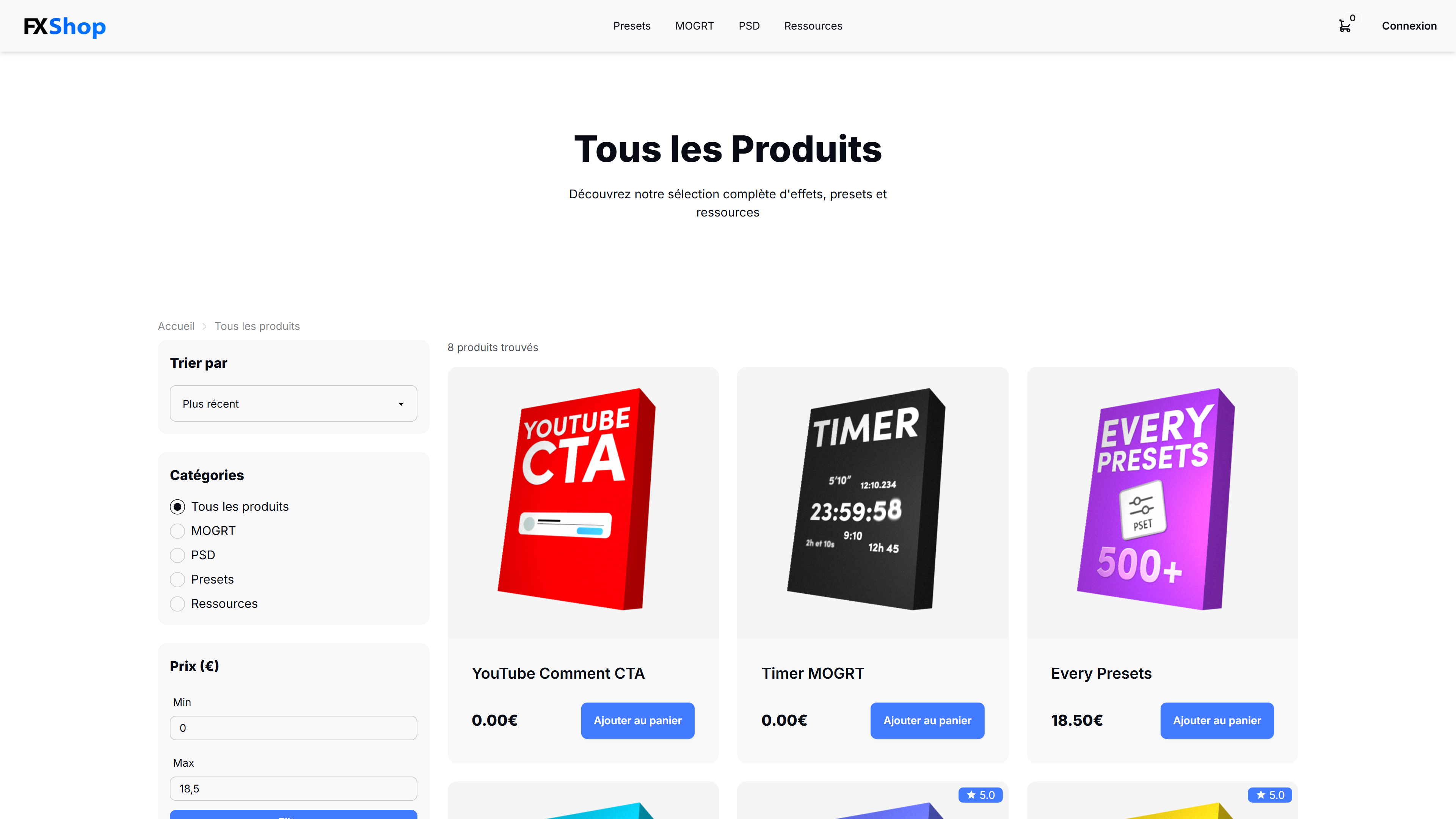 Boutique E-Commerce